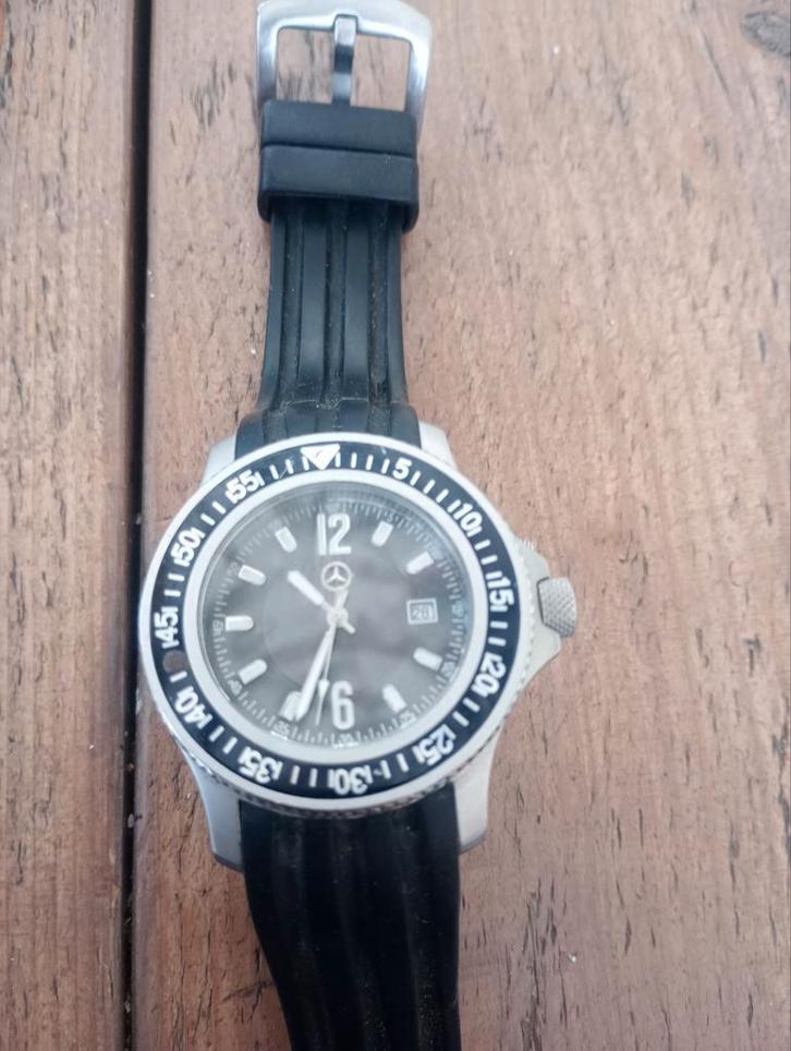 Mercedes Benz AMG Accessoires, Sieraden, Tassen en Uiterlijk, Horloges | Heren, Gebruikt, Polshorloge, Overige merken, Staal, Overige materialen