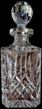 KRISTALLEN FACET GESLEPEN WHISKY KARAF, Ophalen of Verzenden