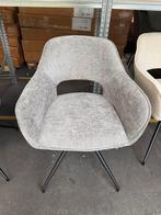 8 x nieuwe draaibare licht grijze eetkamerstoelen, Huis en Inrichting, Stoelen, Ophalen, Zo goed als nieuw, Grijs, Vijf, Zes of meer stoelen
