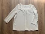 Ba&sh blouse 3/4 mouw beige wit 2= S/36, Kleding | Dames, Verzenden, Wit, Zo goed als nieuw, Ba&sh
