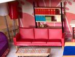 Vintage Lundby sofa van leer, Ophalen of Verzenden, Zo goed als nieuw, Poppenhuis