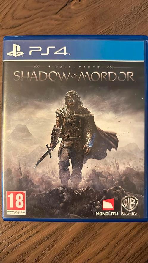 PS4 game Shadow of Mordor als nieuw, Spelcomputers en Games, Games | Sony PlayStation 4, Zo goed als nieuw, 1 speler, Vanaf 18 jaar