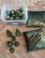 Prachtige set kerstdecoratie donker groen, Diversen, Ophalen