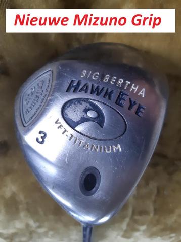 Callaway Big Bertha - HawkEye - houten 3. Met nieuwe Grip beschikbaar voor biedingen