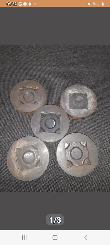 Set van 5 mallen voor mini Dreentegels, Verzamelen, Overige Verzamelen, Zo goed als nieuw, Ophalen of Verzenden