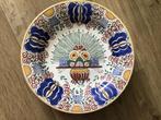 Pauwenbord van merk de Klaauw, doorsnede 23 cm, Antiek en Kunst, Ophalen