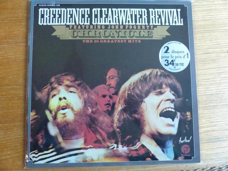 Creedence Clearwater Revival - The 20 Greatest Hits ( VG+), Cd's en Dvd's, Vinyl | Rock, Zo goed als nieuw, Overige genres, 12 inch