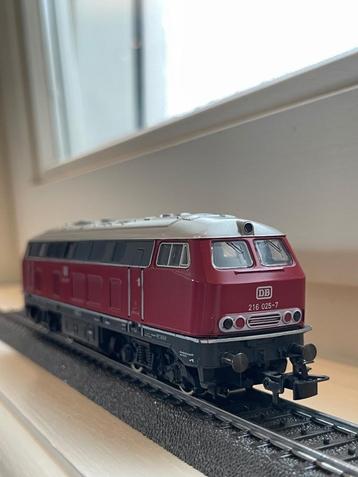  Märklin H0 -  BR 216 DB (3075) - Diesel locomotief  beschikbaar voor biedingen