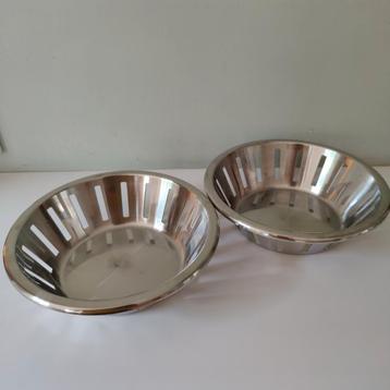 Set van twee Zack Design inox broodmanden, zware kwaliteit  beschikbaar voor biedingen