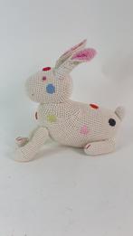 Knuffel Anne-Clair Petit, gehaakt konijn. Handgemaakt. 8A6, Kinderen en Baby's, Speelgoed | Knuffels en Pluche, Konijn, Gebruikt