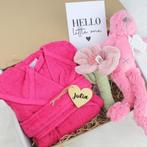 Kraamcadeau baby pakket fuchsia rabbit, The River House, Kraamcadeau, Info@theriverhouse.nl, Nieuw