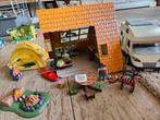 Campeerset playmobiel met camper, Kinderen en Baby's, Speelgoed | Playmobil, Ophalen of Verzenden, Zo goed als nieuw