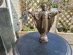 antiek beeld heilig hart van jezus bronzen gegoten sculpuur, Antiek en Kunst, Antiek | Religie, Ophalen of Verzenden