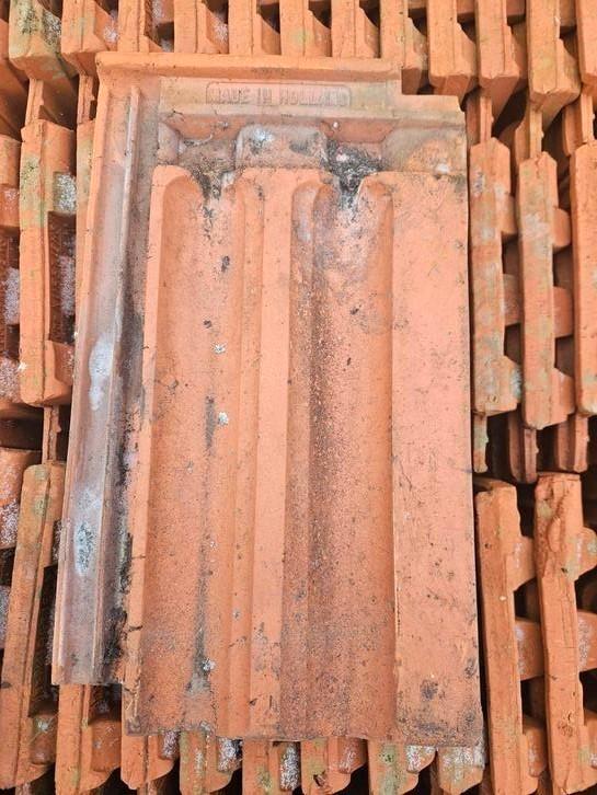 Ca 1550 st vlakke mulden, Doe-het-zelf en Verbouw, Dakpannen en Dakbedekking, Gebruikt, Dakpannen, Steen of Klei, 15 m² of meer