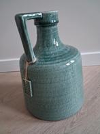 Mooie groene keramiek vaas - 29 cm hoog, Ophalen