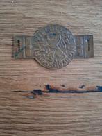 Oude fietsplaatje rijwielbelasting 1935-1936, Verzamelen, Ophalen of Verzenden, Gebruikt, Overige onderwerpen, Button