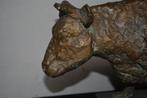bronze koe beeld, Ophalen, Brons
