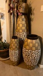 vloervazen set 3 stuks – mozaïek look – Made in Philippines, Ophalen, Steen, Overige kleuren, 50 tot 75 cm