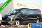 Renault Trafic 2.0dCi 150pk T30 L2H1 DC | 6-Zits | Carplay/A, Auto's, Voorwielaandrijving, 150 pk, Renault, Zwart