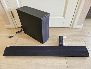 Sony soundbar met draadloze subwoofer 2.1 systeem met remote beschikbaar voor biedingen