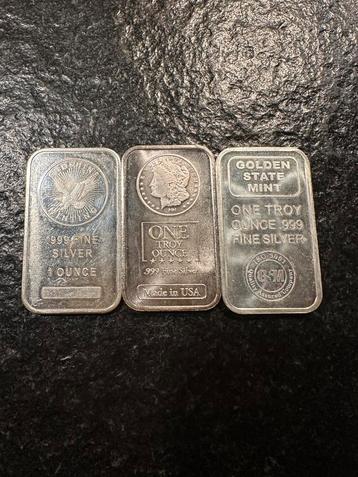 3x 1 Oz USA beschikbaar voor biedingen