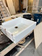 Keuken wasbak vintage, Ophalen, Gebruikt, Wit, 50 tot 100 cm