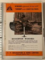 Diverse County trekker tractor folder brochure Ford, Verzenden, Gelezen