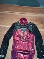 Wedstrijd turnpakje met strass- steentjes, Kindermaat 122 t/m 140, Ophalen of Verzenden, Zo goed als nieuw, Turnpak(je)