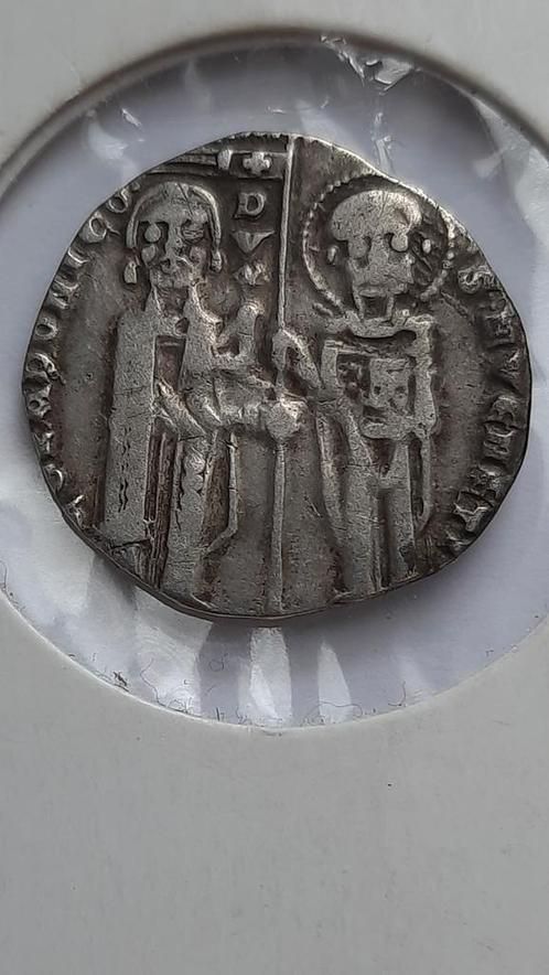 1 Grosso Doge Pietro Gradenigo Venetië., Postzegels en Munten, Munten | Europa | Niet-Euromunten, Losse munt, Italië, Zilver, Ophalen of Verzenden
