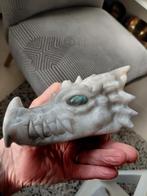 Crazy Lace agaat drakenskull., Ophalen of Verzenden, Mineraal