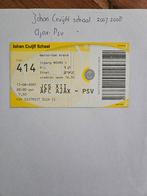 ⚽ Ticket Johan Cruijff Schaal Ajax - Psv 2007/2008 ⚽, Ophalen of Verzenden, Zo goed als nieuw, Ajax, Overige typen
