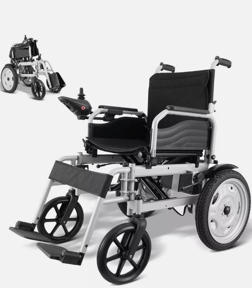 Opvouwbaar elektrische rolstoel massive banden 20km bereik, Diversen, Rolstoelen, Nieuw, Elektrische rolstoel, Inklapbaar, Ophalen of Verzenden