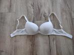Nette witte bh met kant van Livera, maat 70C. Push up bh., Wit, Ophalen of Verzenden, Onb, BH