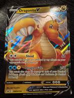 Dragonite V Jumbokaart - Zeldzaam!, Ophalen of Verzenden, Zo goed als nieuw, Losse kaart, Foil