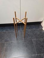 Gouden Plantenstandaard, Huis en Inrichting, Woonaccessoires | Kandelaars en Kaarsen, Ophalen, Overige kleuren, 50 tot 75 cm, Zo goed als nieuw