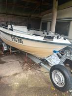 Aangeboden visboot gezinsboot console boot ZONDER MOTOREN, Watersport en Boten, Vis- en Consoleboten, Gebruikt, Tot 10 pk, Ophalen of Verzenden