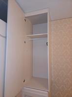 Roomkleurige kledingkast met plank - Zelf demonteren, Huis en Inrichting, Kasten | Kledingkasten, Ophalen, Gebruikt, Overige materialen