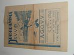 voetbal programma SVV schiedam AGOVV apeldoorn 26 maart 1949, Verzamelen, Sportartikelen en Voetbal, Ophalen of Verzenden, Gebruikt
