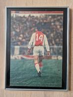 Johan Cruijff   Ajax    ingelijst    ( 1 ), Ophalen of Verzenden, Gebruikt, Ajax, Poster, Plaatje of Sticker