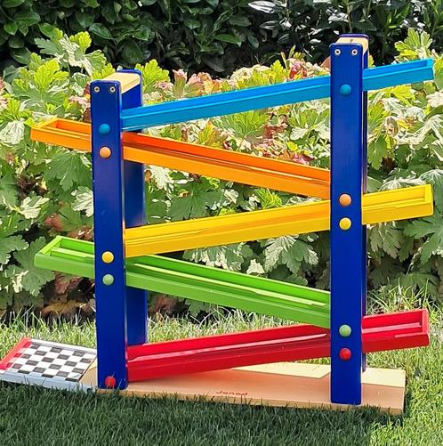 Knikkerbaan, Janod, Kinderen en Baby's, Speelgoed | Houten speelgoed, Zo goed als nieuw, Overige typen, Ophalen of Verzenden