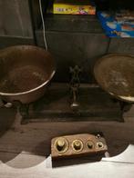 Mooie oude weegschaal, Antiek en Kunst, Antiek | Koper en Brons, Ophalen of Verzenden