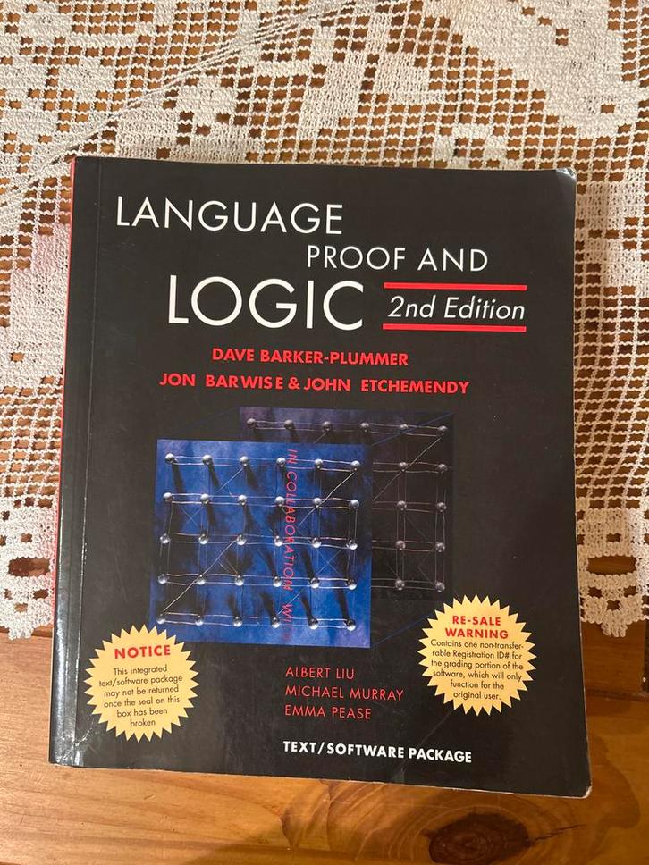 Language Proof and Logic 2e editie, Boeken, Studieboeken en Cursussen, Zo goed als nieuw, WO, Beta, Ophalen of Verzenden
