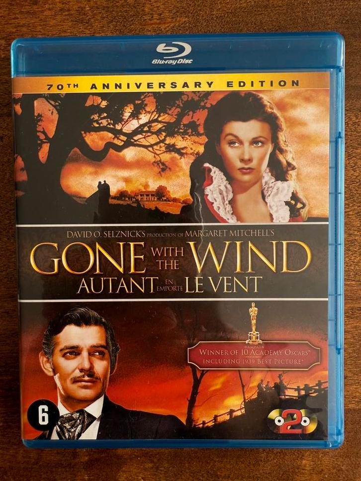Bku Ray Gone With The Wind, Cd's en Dvd's, Blu-ray, Zo goed als nieuw, Klassiekers, Ophalen of Verzenden