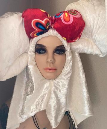 carnaval disney minnie mouse hoofddeksel, one size beschikbaar voor biedingen