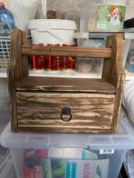 Keuken rol houder hout met lade 20€, Overige materialen, Overige typen, Ophalen of Verzenden, Zo goed als nieuw