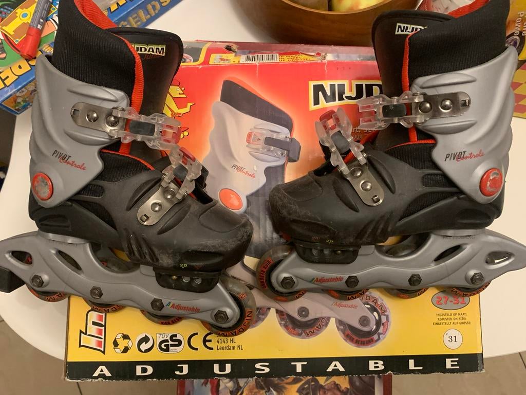 Nijdam Junior verstelbare inlineskates maat 27-31, Overige merken, Kinderen, Ophalen of Verzenden, Inline skates 4 wielen