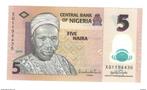 nigeria 5 naira 2009 38 unc, Postzegels en Munten, Bankbiljetten | Afrika, Verzenden, Overige landen, Los biljet