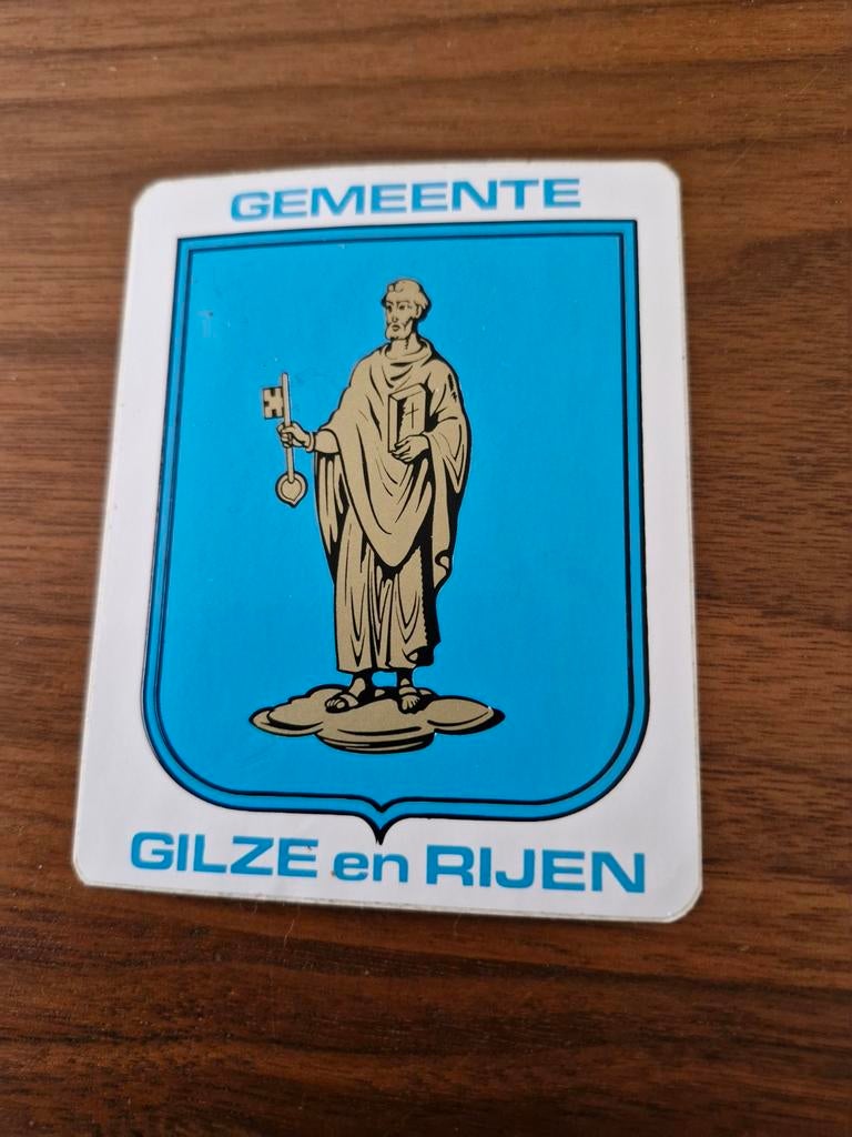 5931 Gemeente Gilze en Rijen Sticker, Ophalen of Verzenden, Gebruikt