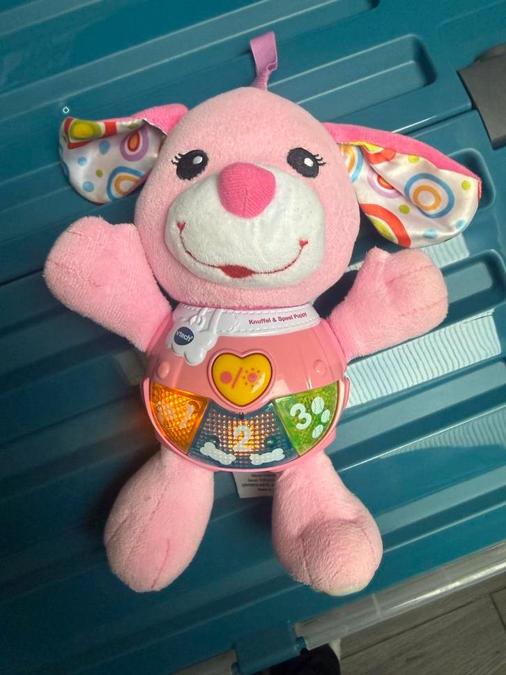 VTech Knuffel & Speel Puppy, Kinderen en Baby's, Speelgoed | Babyspeelgoed, Overige typen, Met licht, Met geluid, Ophalen of Verzenden