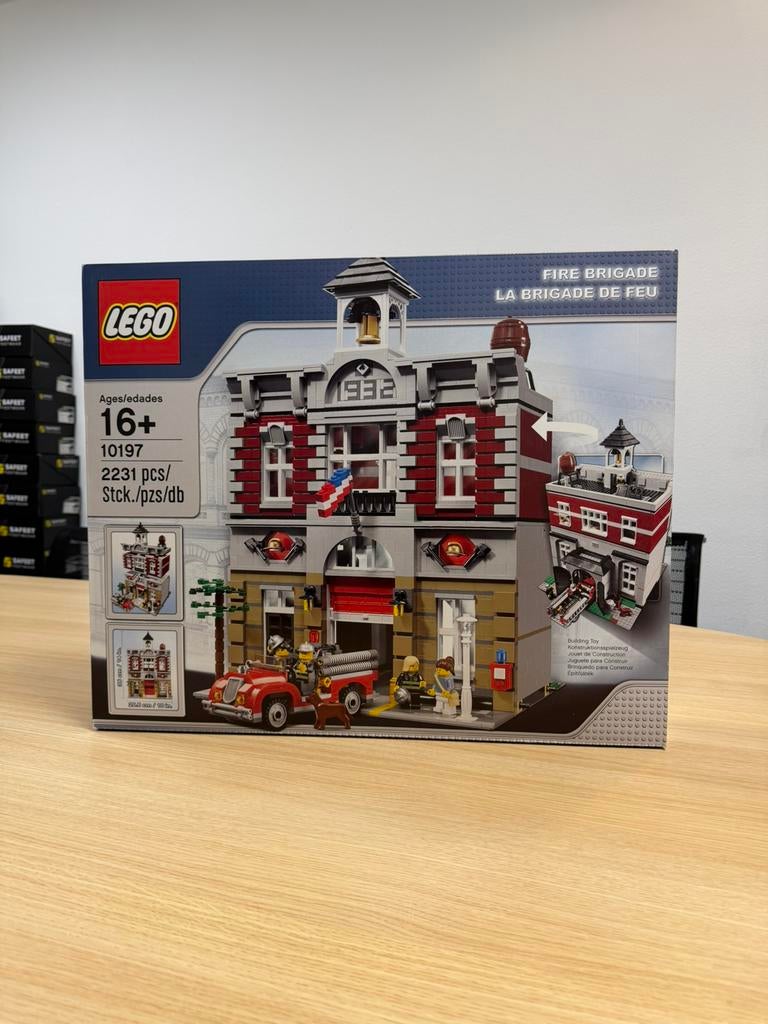 LEGO Brandweerkazerne Fire Brigade - 10197 Nieuw in doos, Ophalen of Verzenden, Nieuw, Complete set, Lego